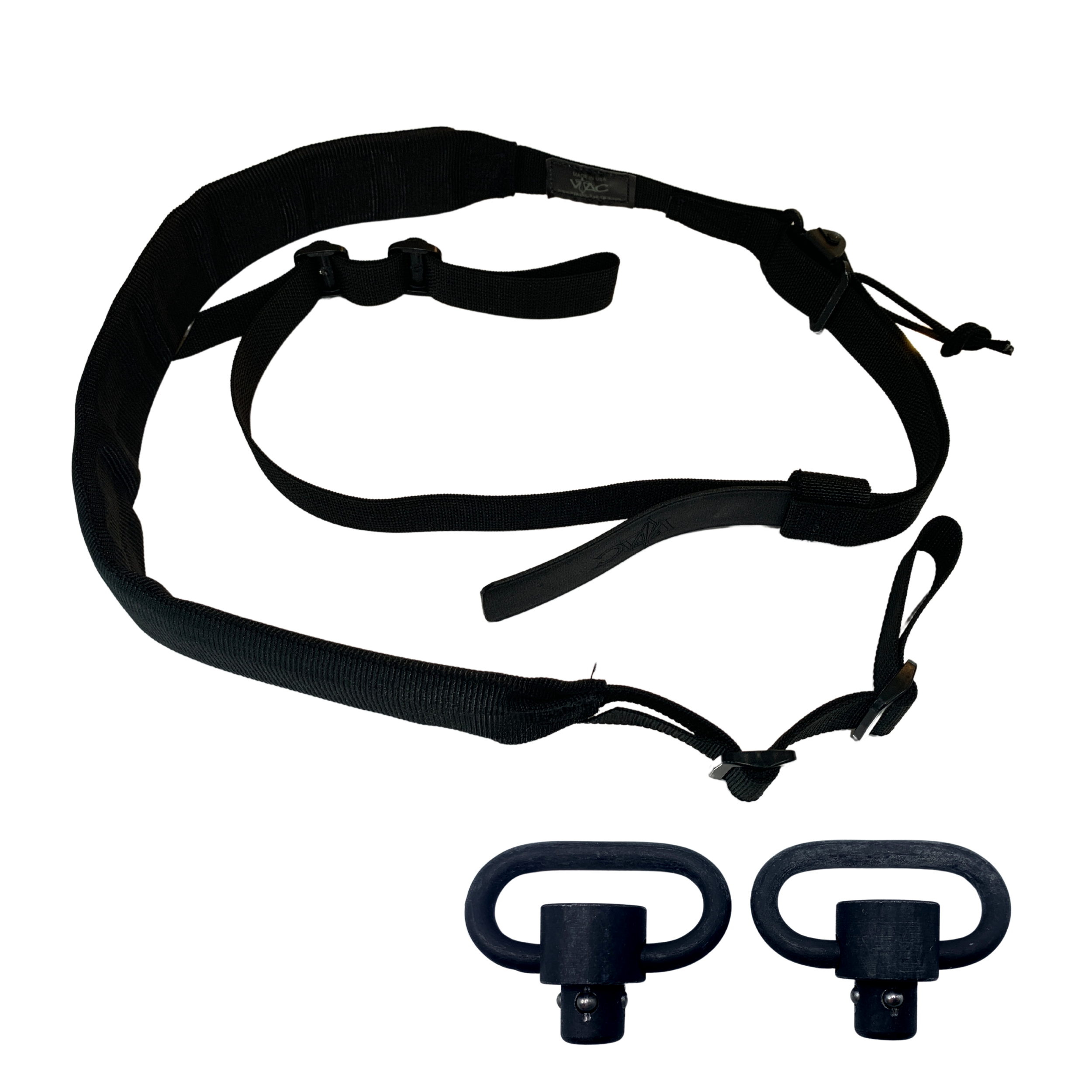 VTAC Hybrid Sling and 2 Quick Disconnect Sling Swivels (Black) – Honos ...